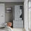 URBN Living (Grey Carcass with Grey Doors) 2 Sliding Doors Wardrobe 2 Drawer Clothes Cupboard 6
