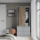 URBN Living (Grey Carcass with Oak Doors) 2 Sliding Doors Wardrobe 2 Drawer Clothes Cupboard 6