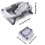 Foldable Baby Bath Tub Ergonomic with Temperature & Cushion Bath Pad + Bath Net 2