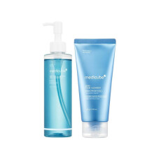 Double Cleansing Duo for Deep Pore CleansingㅣZero Pore Blackhead Deep Cleansing Oil & Zero Foam Cleanser for Korean Glass Skin