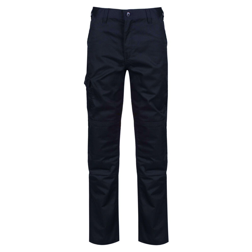 (30in, Navy) Regatta Professional Mens Cargo Waterproof Trousers