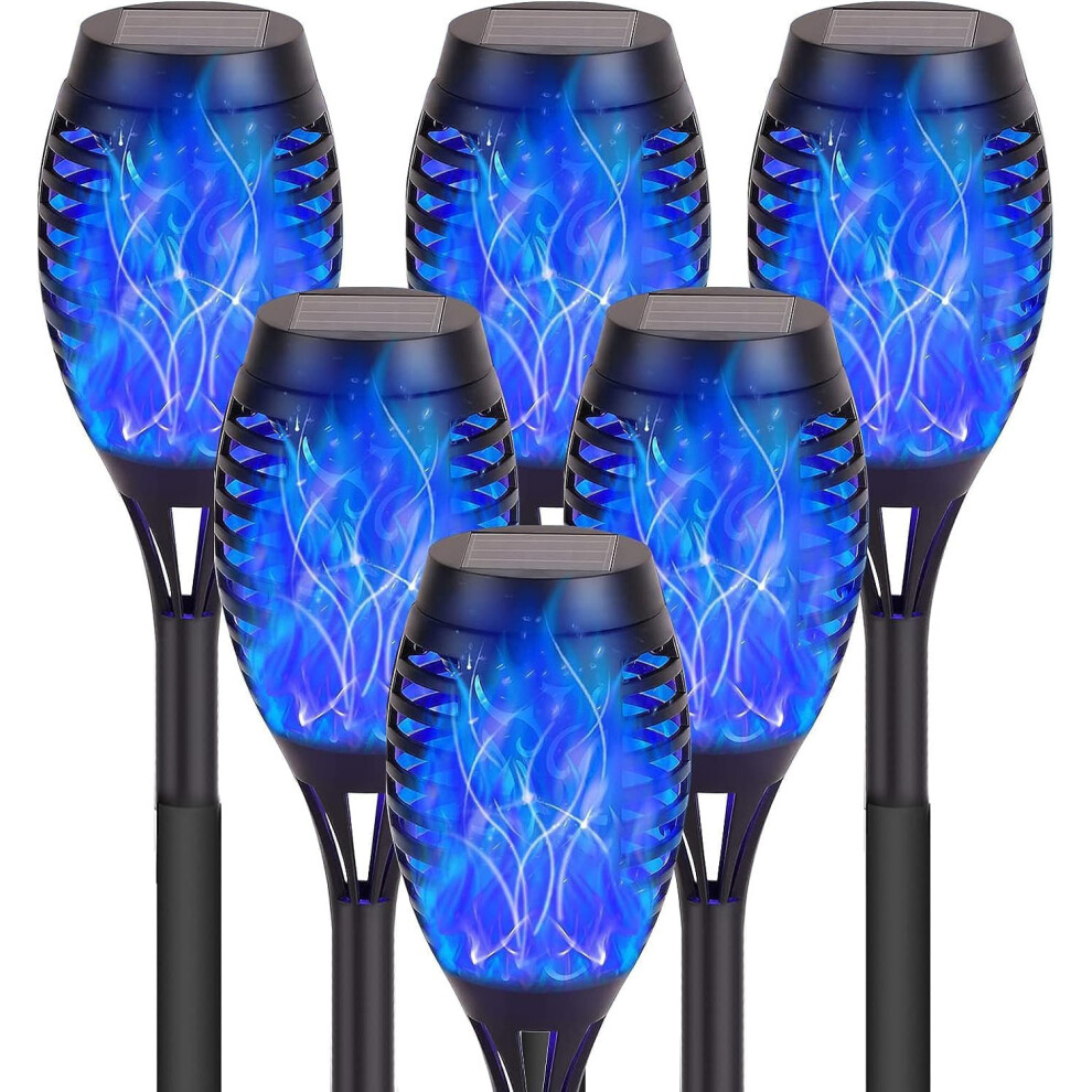 (12led small torch blue light (patterned)) New Solar LED Flame Lights, Torch Lights, Outdoor Decoration Landscape Lights