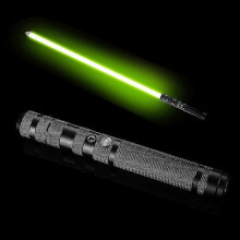 Light Saber Laser Sword Rgb 7 Colors Changeable Electronic Light Sword  Sound1pcs-black