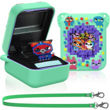 (Green)Bitzee Case Compatible with Bitzee Interactive Digital Pet,Bitzee Accessories,Bitzee Silicone Carrying Case for Bitzee Digital Pet