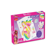 Aktivität Aquarell - Maped - Aqua'Art Barbie - 18 Buntstifte - Wasserpinsel - 5 Poster