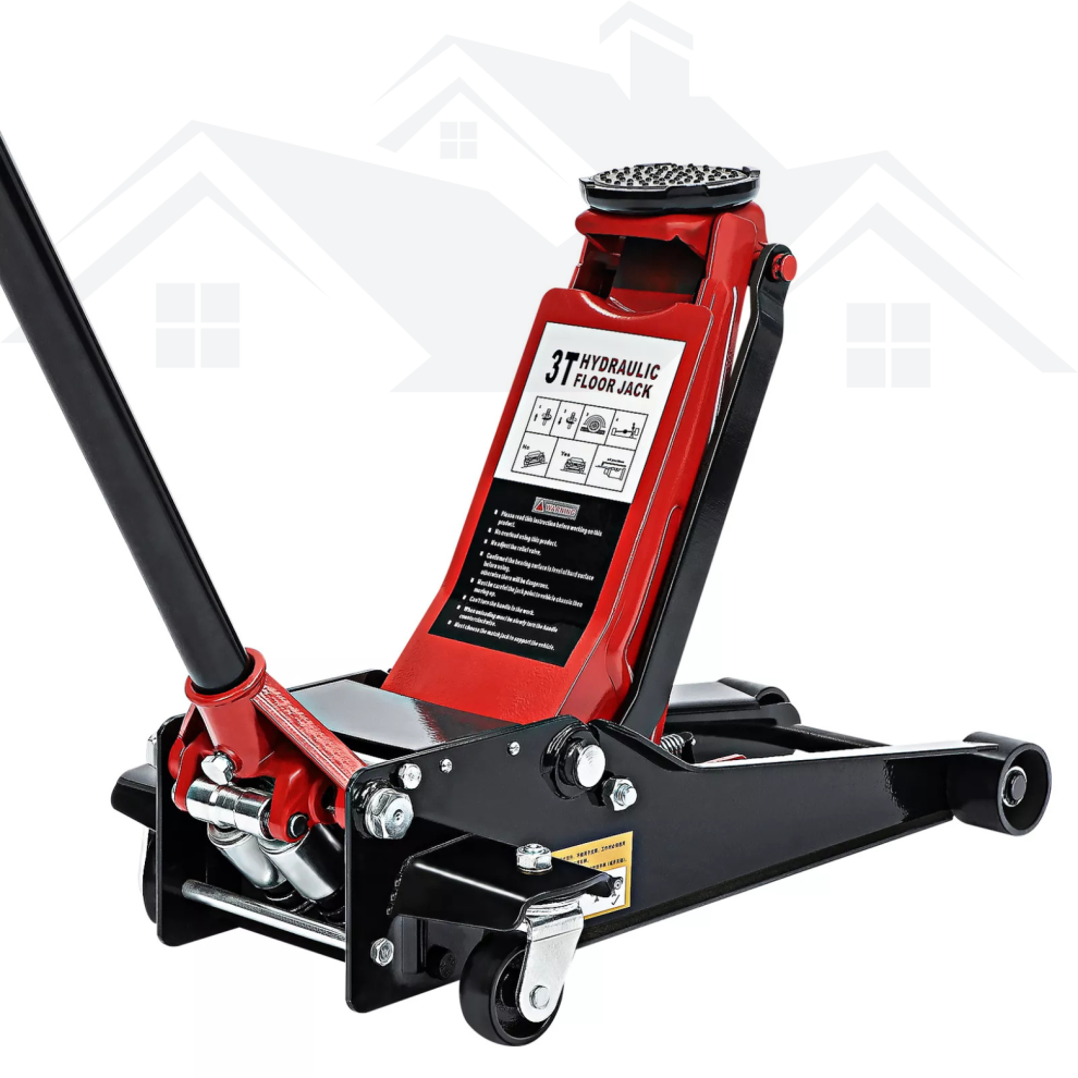 Heavy Duty 3 Ton Dual Pump Hydraulic Low Profile Floor Trolley