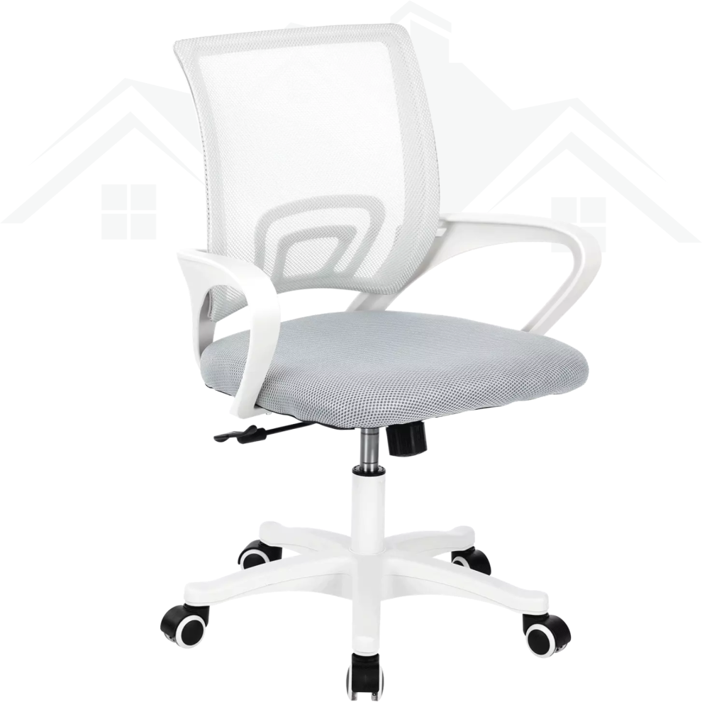 MOF Ergonomic Mesh Office Chair with Arms & Adjustable Height Swivel