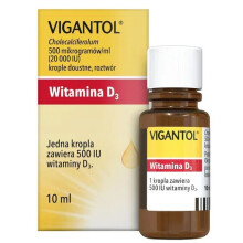 Vigantol 20000 IU, vitamin D3 oral drops, solution 10ml