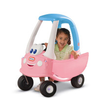 Little Tikes Princess Cozy Coupe Car - Ride-On with Real Working Horn, Clicking Ignition Switch, & Fuel Cap