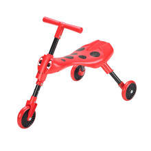 Scuttlebug 3-Wheel Foldable Ride-On Tricycle for 1-3 Year Old, Beetle Trike, Antennae Handlebar, Develop Your Toddler?s Balance and Motor Skills, Red,