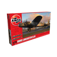 Airfix Model Set - A08013A Avro Lancaster B.III Model Building Kit - Plastic Model Plane Kits for Adults & Children 8+, Set Includes Sprues & Decals -