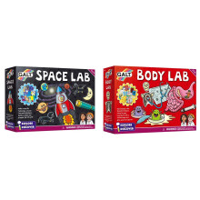 Galt Toys, Space Lab, Science Kit for Kids, Ages 6 Years Plus & Toys, Body Lab, Biology Science Kit for Children, Ages 6 Years Plus