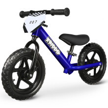 KRIDDO Toddler Balance Bike 2 Year Old, Age 18 Months to 5 Years Old, 12 Inch Push Bicycle with Customize Plate (3 Sets of Stickers Included), Gift Bi