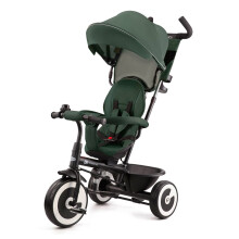 Kinderkraft Aston Tricycle, Baby Push Trike, Kids First Bike, Free Wheel Functions, Parenthandle, Footrest, Accessories, Bag, Cupholder, from 9 Months
