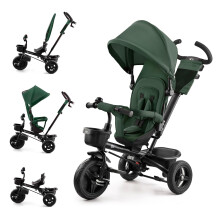 Kinderkraft AVEO Trike from 9 Months to 5 Year, Tricycle with adjustable parent handle, Trike for baby kids toddler, Foldable, Free Wheel Function, Pr