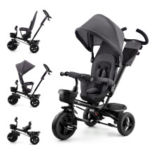 Kinderkraft AVEO Trike from 9 Months to 5 Year, Tricycle with adjustable parent handle, Trike for baby kids toddler, Foldable, Free Wheel Function, Pr