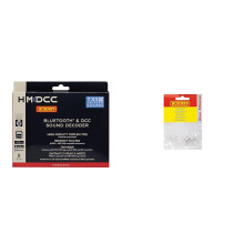 Hornby R7336 HM7000-8TXS: Bluetooth? & DCC Sound Decoder (8-pin) & R8232 Digital Electric Point Clips - Spare Parts and Train Accessories