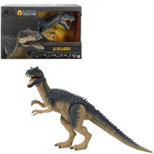 Mattel Jurassic World Hammond Collection Allosaurus Dinosaur Action Figure, Premium Movie Design, Glass Eyes & Wired Tail, 19 Points of Articulation,