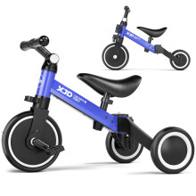 XJD 5 in 1 Toddler Balance Bike Kids Trike for 1-3 Years Old Boys Girls 3 Wheel Kids Tricycles Baby First Bike Indoor Outdoor Birthday Gifts for Toddl