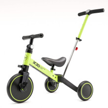 XJD 4 in 1 Kids Tricycles for 1-3 Years Old Boys Girls Kids Balance Bike with Parent Handle Putter Toddler Trike for Baby with Adjustable Seat and Det