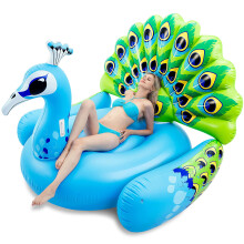 JOYIN Giant Inflatable Peacock Pool Float, Pool Inflatables for Adults, Beach Floaties, Swim Party Toys, Inflatable Pool Floats, Summer Pool Raft Loun
