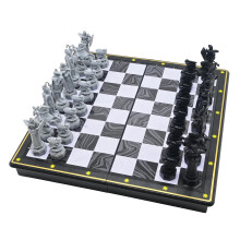 Lexibook, Harry Potter, Chess Set, Magnetic and Foldable Chess Board, 32 pieces, Family Game, CGM300HP, Red
