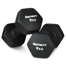 Athlyt - Neoprene Dumbbells - 2 x 9 kg