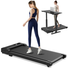 Kerolina Walking Pad Treadmill for Home - Under Desk Treadmills Mini Portable Walking Running Machine Slim Compact Motorized Electric Treadmill with A