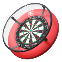 Target Darts Corona Vision Dartboard Lighting System, Black Frame | White LED Dart Board Surround Ring Light with Magnetic Feet | Shadow Eliminating D