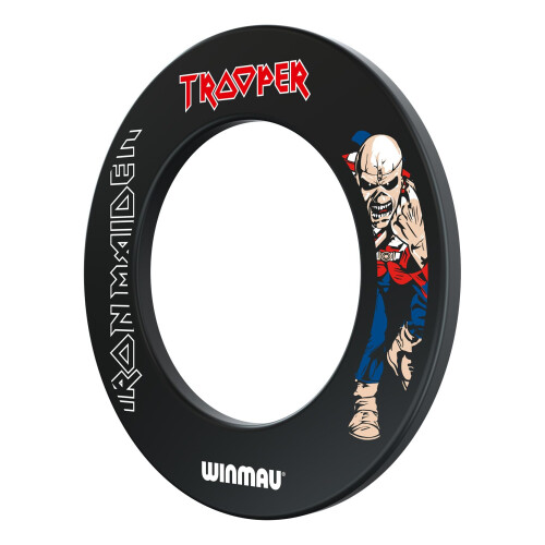 winmau Winmau Iron Maiden Trooper Design Dartboard Surround 2