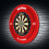 winmau WINMAU Dartboard Surrounds (PDC Red) 3