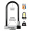 Kryptonite Kryptonite GK001966 KryptoLok-2017 Standard U-Lock with 4 Foot Kryptoflex Cable-2017 Edition, Black/Silver, 4 ft 2