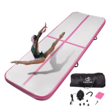 Air Gymnastics Track Tumbling Mat/Inflatable Air Gymnastics Mat Training Mats Gymnastics Tracks for Home Use/Training with Pump