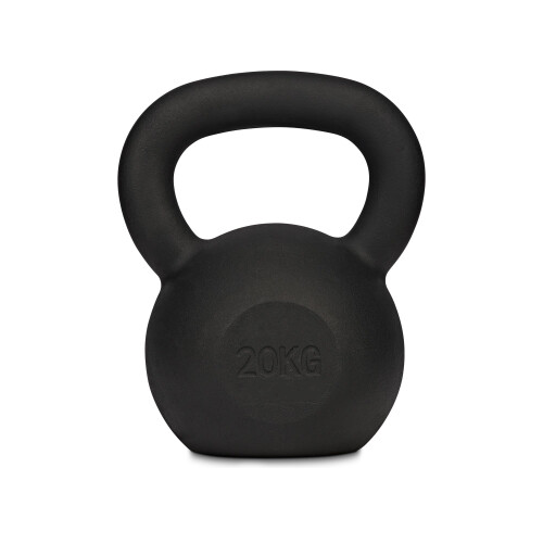 Athlyt Cast-Iron Kettlebell, 20kg, Black 1