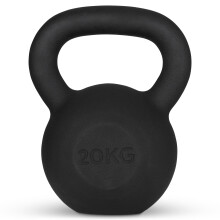 Athlyt Cast-Iron Kettlebell, 20kg, Black