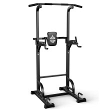 Sportsroyals Power Tower Dip Station Pull Up Bar for Home Gym Strength Training Workout Equipment, 450LBS.