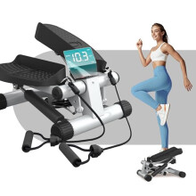 Niceday Mini Stepper Exercise Machine, Steppers with Resistance Bands, Step Machine Exerciser for Home, Up-Down Stepper with LCD Monitor, Space Saving