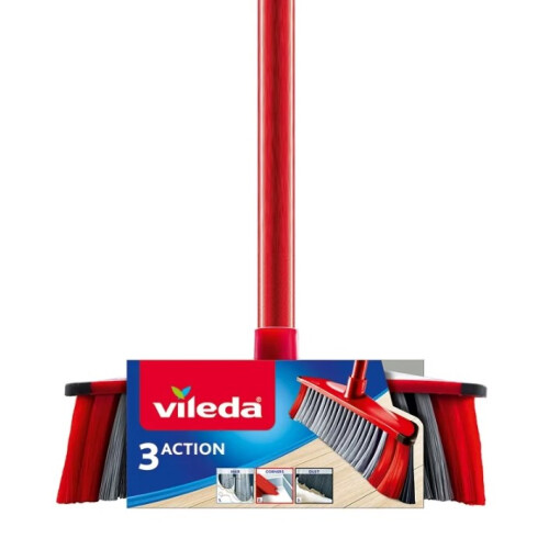 Vileda Vassoura interna VILEDA 3 Action + cabo