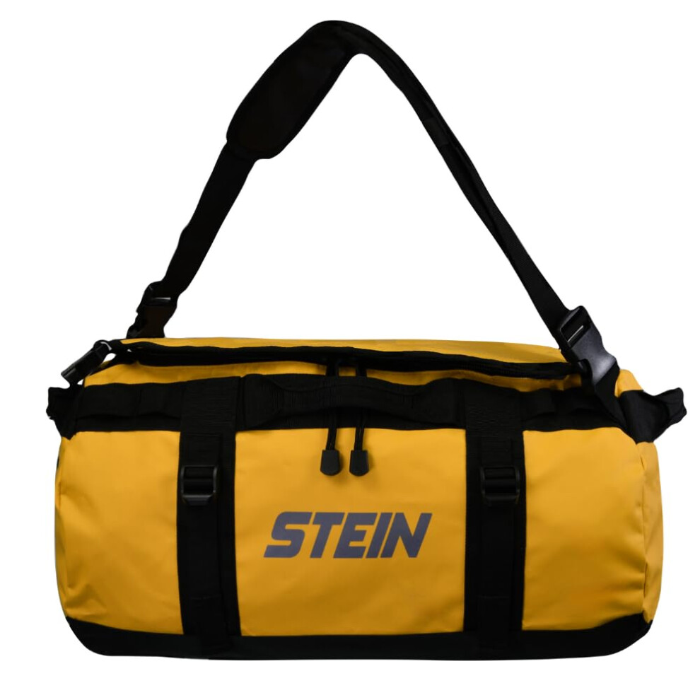 STEIN 40L, 70L, 90L Water Resistant Holdall Bag & Rucksack, Durable PVC for Outdoors, Camping, Sports, Watersports (40L, Yellow)-image-OPC-PGJN62F-NEW