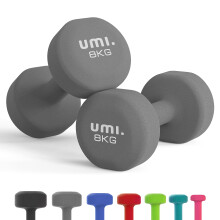 Umi Weights for Women Men,Hand Weights for women,Dumbbells Pair 1kg 2kg 3kg 4kg 5kg Grip- Comfortable to Hold Used for Push ups