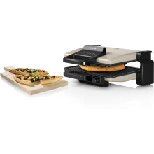 Grillpan - Bosch - TCG3302 - 2000W - Antiaanbaklaag - Zilver