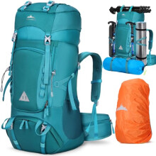 IGOLUMON 60L Hiking Backpack with Rain Cover Waterproof Large Camping Rucksack Backpacking Backpack Lightweight Trekking Walking Backpack Travel Rucks