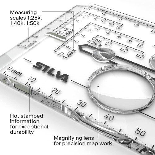 Silva Silva compass navigation - EXPEDITION - Scale 1:25k 1:40k and 1:50k - Navigation compass for advanced users & professionals - Rotatable compass housin 2