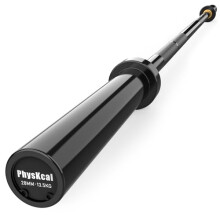 PhysKcal 6ft Olympic Barbell, 2 Inch Barbell for Weightlifting Barbell, Body Building, Bench Press Squat and Deadlift