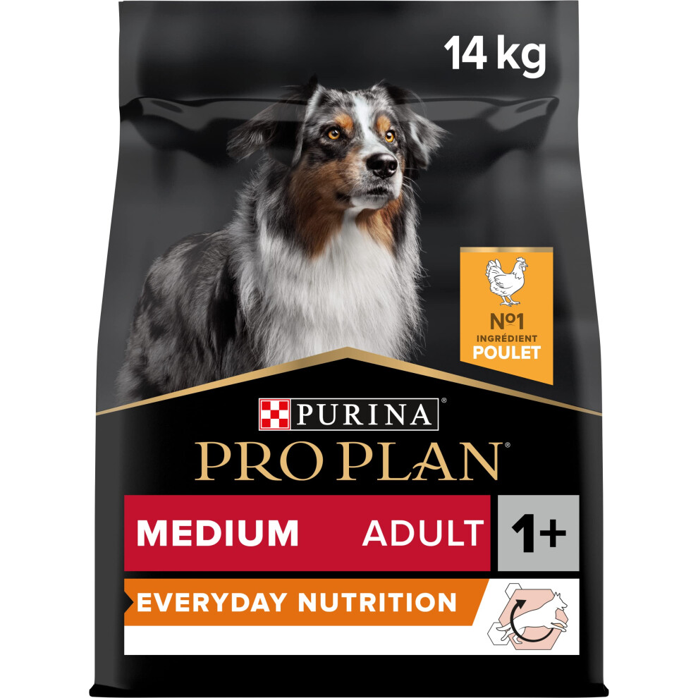 Pro Plan Pro Plan? Medium Adult Everyday Nutrition Dry Dog Food With Chicken 14Kg