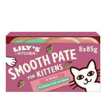 Lily's Kitchen Smooth Pat? Selection Complete Nutrition Kitten Food 4 x 8 x 85g