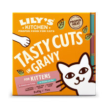 Lily's Kitchen Natural Kitten Wet Cat Food in Gravy - Tasty Cuts Mixed Multipack - Complete Grain-Free Recipes (48 Tins x 85g)