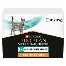 PRO PLAN VETERINARY DIETS EN Gastrointestinal Wet Cat Food Chicken 10x85g=850g, Pack of 4