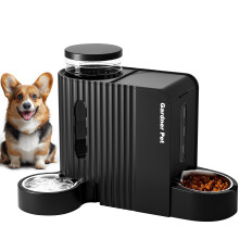 Gardner Pet 2 in 1 Automatic Cat Feeder and Water Dispenser 6L*2, Cat bowls with Stainless Steel Bowl, Gravity Dog Water Dispenser, 100% BPA-Free, No