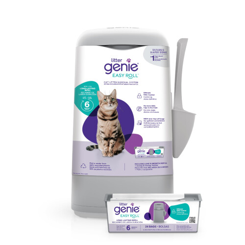 Litter Genie Easy Roll Bin with 1 Refill
